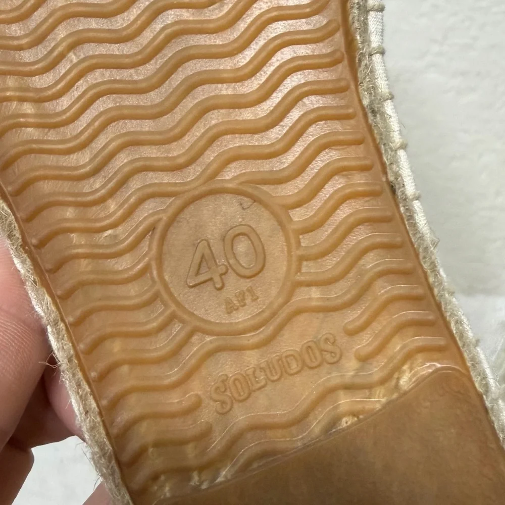 Soludos ivory sheer